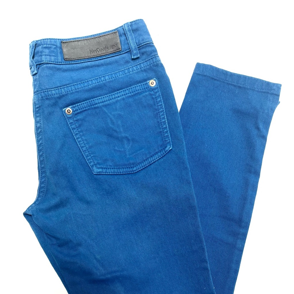 Yves Saint Laurent vintage blue jeans